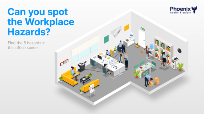 Image related to Can you spot the 8 office hazards in this tricky brainteaser?